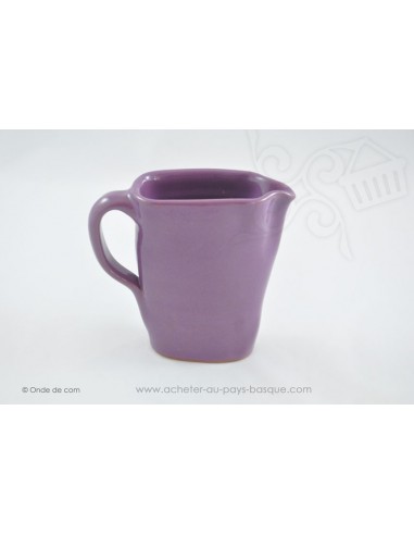 Pichet violet en céramique - Jean de la Terre - Ekibidea Cambo les Bains