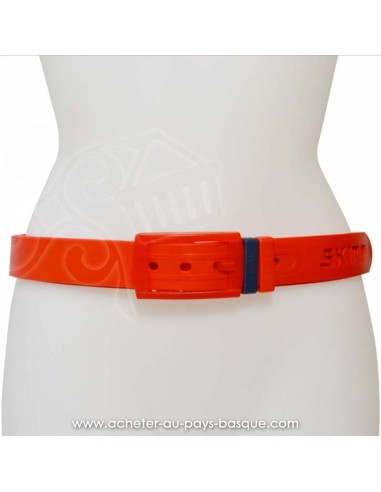 Ceinture bleu azur SKIMP l'originale - Z'heros concept Biarritz- acheter ceinture basque