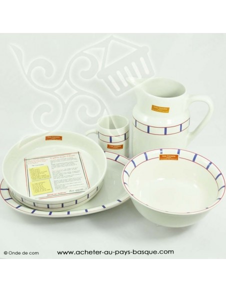 collection Saladier basque traditionnel - vaisselle basque - livraison courses domicile