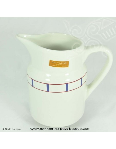 Pichet basque traditionnelle - vaisselle collection basque - livraison courses domicile