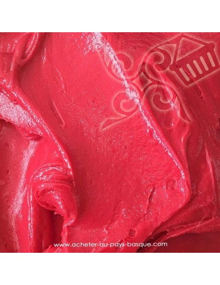 glace parfum sorbet framboise - fabrication artisanal - maison dezamy glacier italien biarritz - livraison bayonne anglet