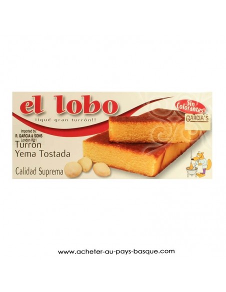 Nougat amande El Lobo - epicerie sucrée espagnole - produits espagnols - livraison 