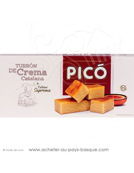 Turron crème Catalane - Pico tourron - epicerie confiserie espagnole - livraison produit espagnol