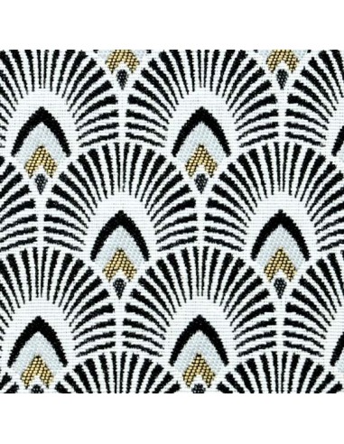 Tissu Ameublement  Art déco écaille or - vente en ligne Docks - Biarritz