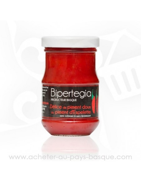 Délice de piment doux au piment d’Espelette en vente sur acheter au pays basque .com