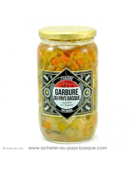 Soupe de poissons piment d'Espelette - les délices d'aita itxassou - epicerie fine - plat cuisiné conserve basque