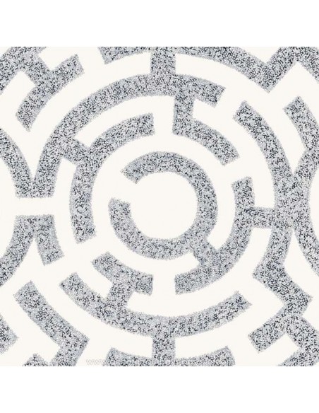 Labyrinthe Gris : Thevenon effet Graphique : jardin parfait pour se perdre : rideaux Tissus Ameublement - vente en ligne