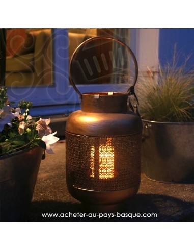 Lanterne orientale bronze Pas Sage et des rêves Biarritz - boutique décoration 
