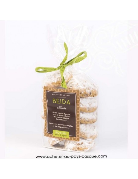 Biscuit Beida Noisette - bidaian bayonne - produits marocaines - épicerie saveurs du monde - conserve livraison