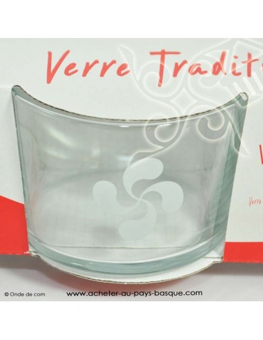 Verre bodega lot de 3 - vaisselle verre aperitif basque - livraison course à domicile