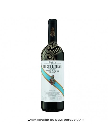Vin Rioja banda azul - vin basque espagnol - produit epicerie espagnole - livraison course à domicile 