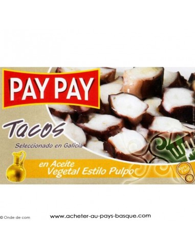 Poulpe huile d'olive Pay Pay - produits espagnols - épicerie espagnole - conserve livraison