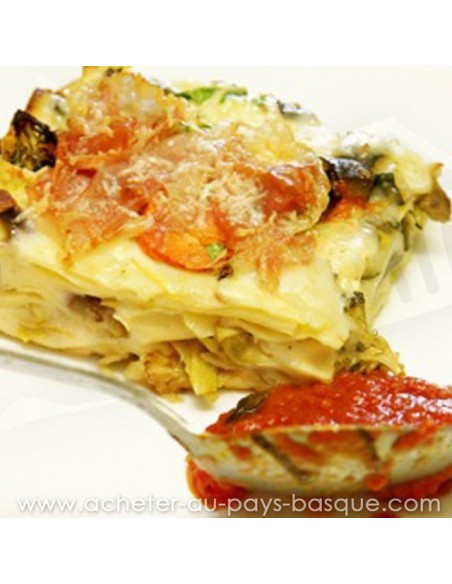 Lasagne Jambon Légumes - Plats Italiens à emporter - La pasta dell isi - Traiteur et restaurant Italien Biarritz