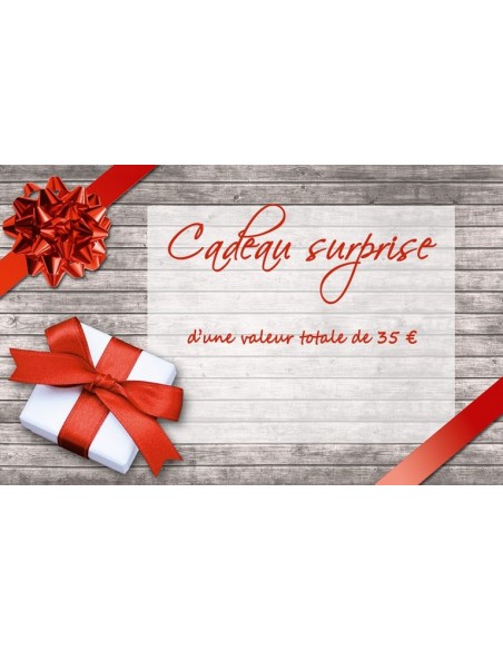 Cadeau Surprise d'une valeur totale de 35 €
