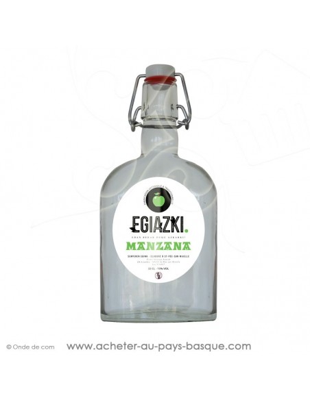 acheter Manzana 33 cl liqueur basque de pomme verte apéritif unique  Fraicheur harmonieusement équilibrée vente en ligne