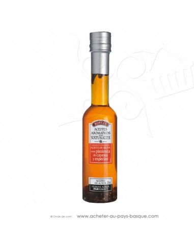 Huile d'olive aux épices et piments de Cayenne Borges 200 ml - espagnole cuisine - Ferran Adria