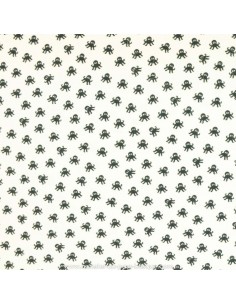 Jersey imprimé petits poulpes / pieuvres  - Tissu habillement vente en ligne - vetement couturiere - Dock Biarritz