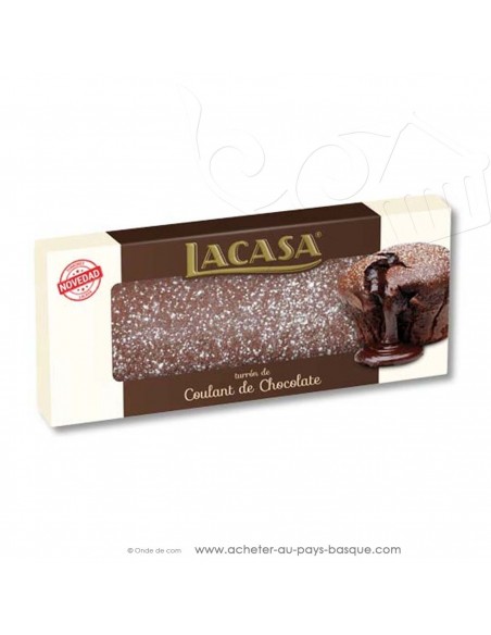Turron coeur coulant chocolat praliné - Lacasa - epicerie confiserie espagnole - produit espagnol - noel
