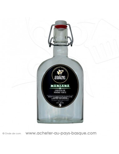 acheter Manzana 33 cl liqueur basque de pomme verte apéritif unique  Fraicheur harmonieusement équilibrée vente en ligne