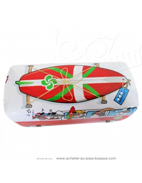 Zoom Délicieux biscuits  coffret métal van "combi euskadi" - produit espagnol-biscuit epicerie espagnole