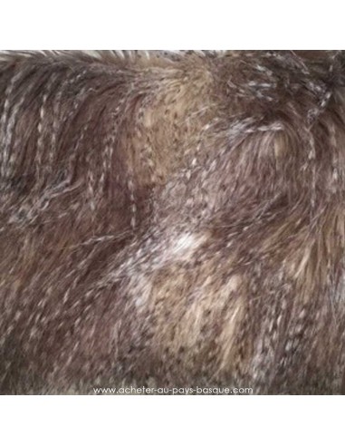 Tissu en fausse fourrure beige clair Habillement - Biarritz