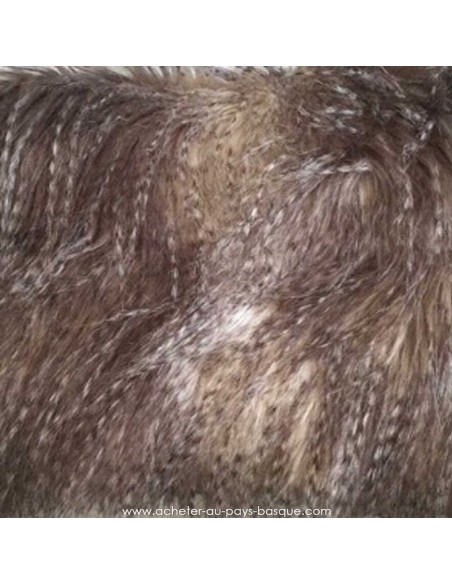 Tissu en fausse fourrure beige clair Habillement - Biarritz
