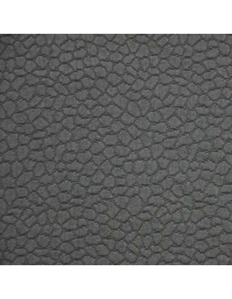 Piqué de coton relief forme uni Noir - Tissus Habillement - Tissus des Docks- Biarritz