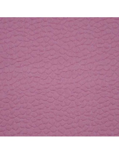 Piqué de coton relief forme uni Rose - Tissus Habillement - Tissus des Docks- Biarritz