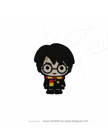 Ecussons brodés thermocollants H. Potter - customisation Poudlard - création couture accessoires - mercerie tissu Biarritz