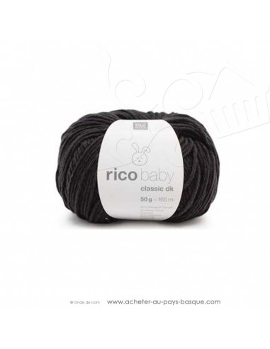 Pelote laine à tricoter RICO BABY CLASSIC DK ardoise 056 - Rico Design - fil layette bébé - laine biarritz