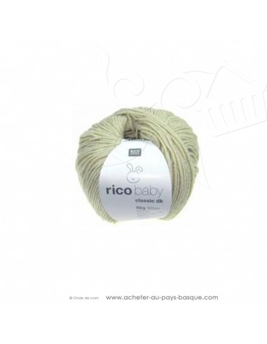 Pelote laine à tricoter RICO BABY CLASSIC DK écru 020 - Rico Design - fil layette bébé - laine biarritz