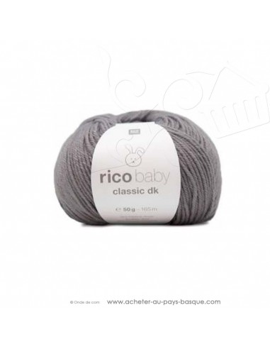 Pelote laine à tricoter RICO BABY CLASSIC DK mauve 041- Rico Design - fil layette bébé - laine biarritz