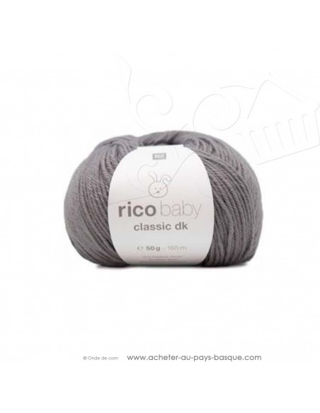 Pelote laine à tricoter RICO BABY CLASSIC DK mauve 041- Rico Design - fil layette bébé - laine biarritz
