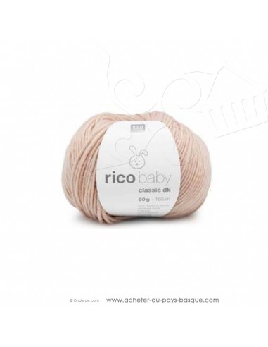Pelote laine à tricoter RICO BABY CLASSIC DK nude 051- Rico Design - fil layette bébé - laine biarritz