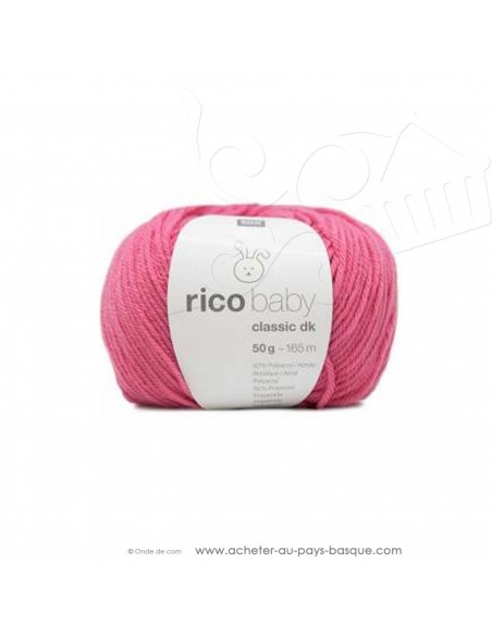 Pelote laine à tricoter RICO BABY CLASSIC DK bonbon 019- Rico Design - fil layette bébé - laine biarritz