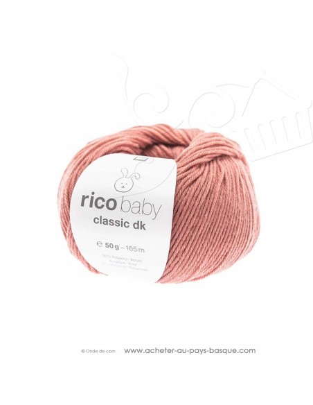 Pelote de laine à tricoter RICO BABY CLASSIC DK lotus 058 - Rico Design - fil tricot layette bébé -  laine Biarritz