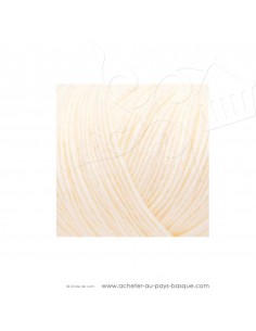 Pelote laine à tricoter RICO BABY CLASSIC 4 fils 002 crème - Rico Design - fil layette bébé - laine Biarritz