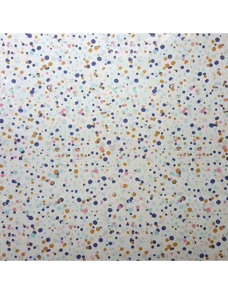 Imperméable réversible pvc transparent  pois multicolore vêtement pluie - tissu habillement - Dock Biarritz