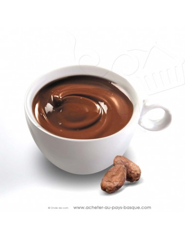 zoom LE vrai chaud traditionnel épais espagnol en poudre boite 400g - Rafa Gorrotxategi maitre chocolatier