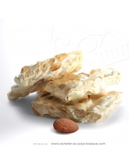 zoom Turron DUR amande Gamme Gourmet - Rafa Gorrotxategi chocolatier - epicerie confiserie espagnole - produit espagnol - noel