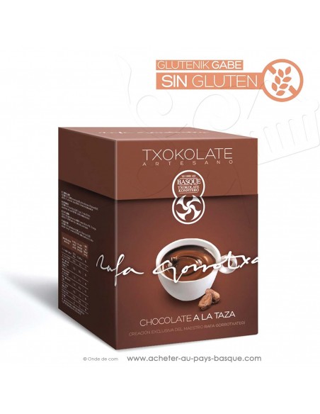 Le vrai chaud traditionnel épais espagnol en poudre boite 400g - Rafa Gorrotxategi maitre chocolatier