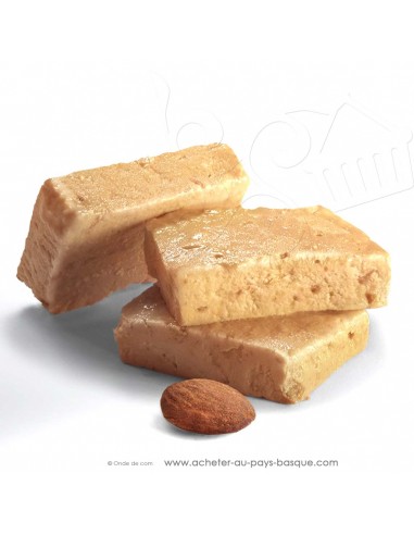zoom Turron MOU amande Gamme Gourmet - Rafa Gorrotxategi chocolatier - epicerie confiserie espagnole - produit espagnol - noel