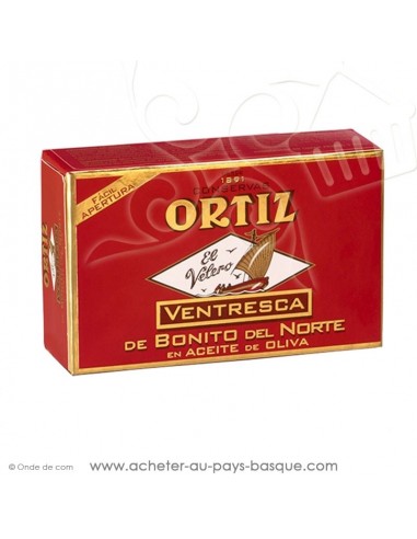 Ventrèche de Bonite del norte - Ortiz - Thon blanc germon - espagnole cuisine conserve basque - livraison course à domicile
