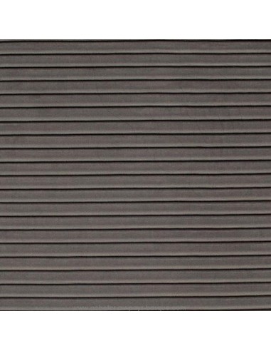 tissu velours plissé gris 140 cm Please Thevenon - Tissus Ameublement au mètre pour chaises rideaux canapés fauteuils