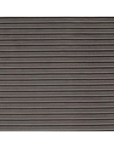 tissu velours plissé gris 140 cm Please Thevenon - Tissus Ameublement au mètre pour chaises rideaux canapés fauteuils
