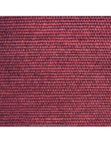 Toile polyester Ralph bordeaux rouge Thévenon  tissus ameublement résistant 65000 t - Réfection fauteuil canapé sac - biarritz