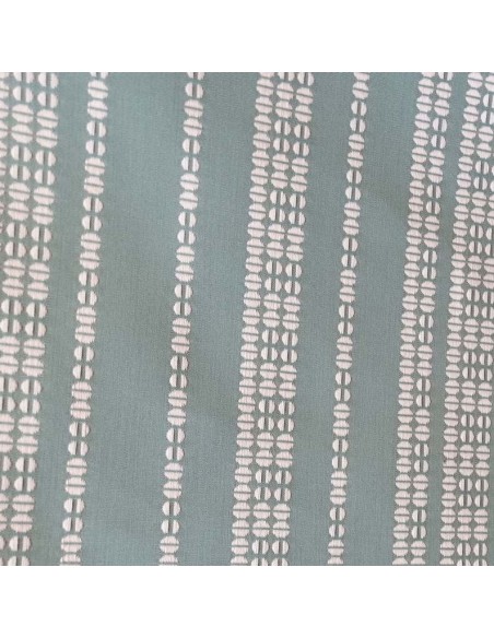 Polyester vert d'eau tissage grain café beige - Tissus Ameublement au mètre recouvrement canapé fauteuil rideaux biarritz