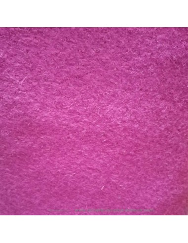 Tissu habillement hiver pour manteau, veste, écharpe, laine fushia unie qualité italienne - vente en ligne - Dock Biarritz