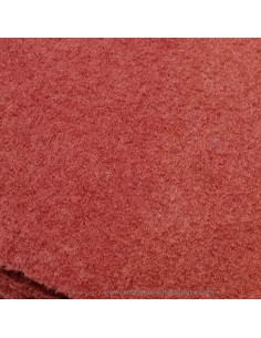Tissu habillement hiver pour manteau, veste, écharpe, laine bouillie rouille qualité italienne - vente en ligne Biarritz