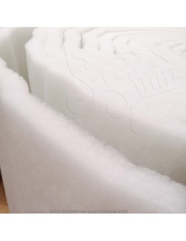 Zoom molleton 140cm ouate rembourrage 500gr au mètre - Tissu ameublement habillement - patchwork réfection chaise fauteuil